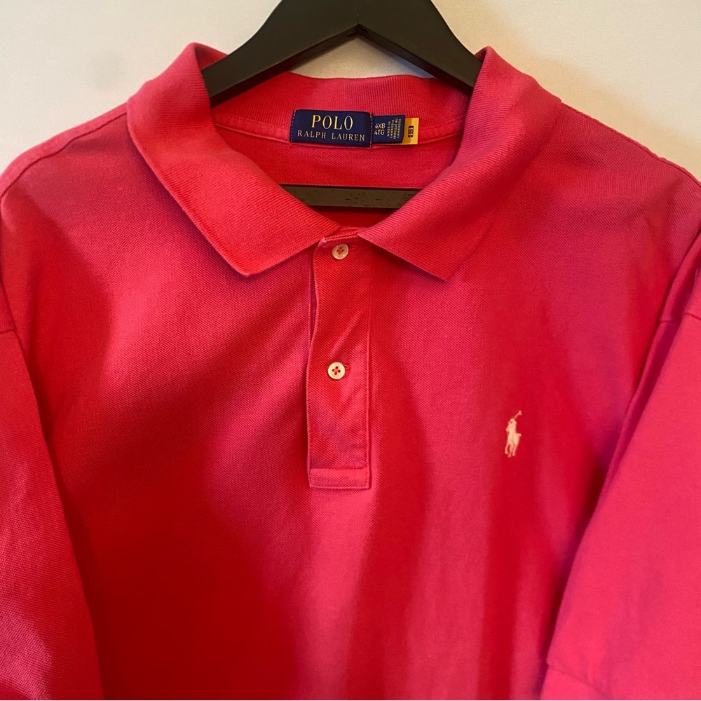 Polo Ralph Lauren men’s size 4XB pink short sleeve polo